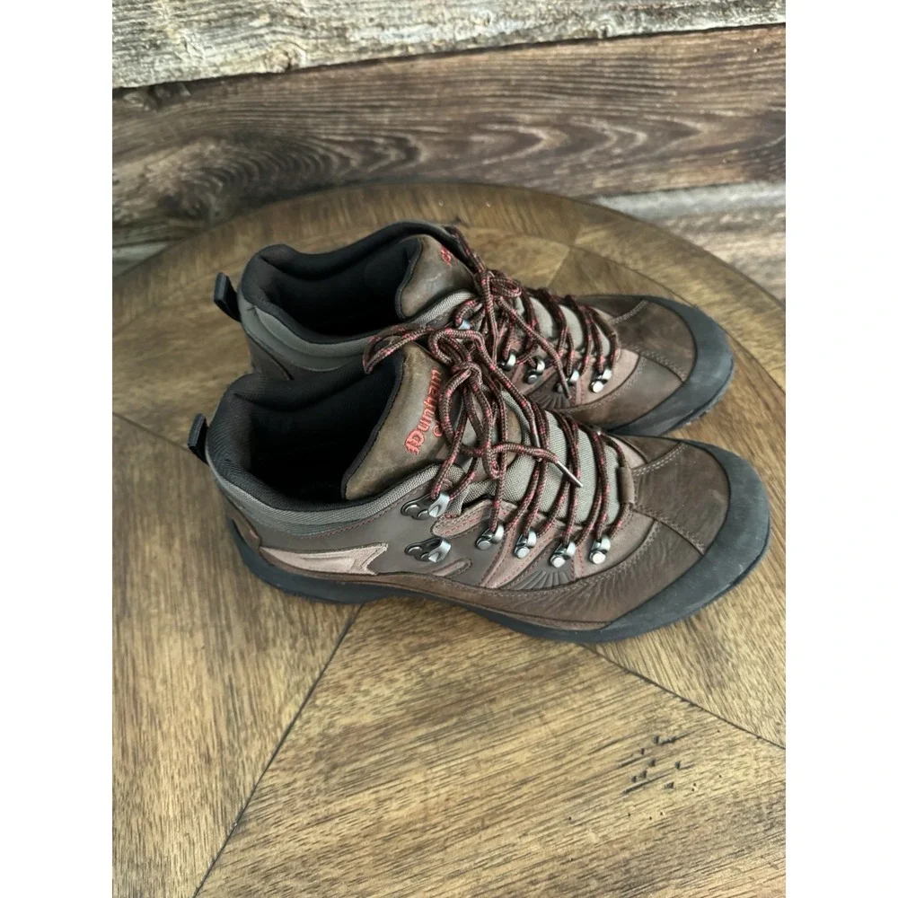Dunham Boots Mens Cloud Waterproof Trail Hiking Ankle Boot Browns Leather Sz 10
